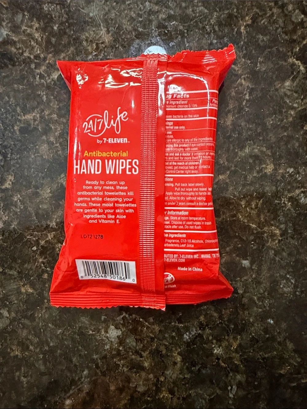 24/7 Life Antibacterial Hand Wipes - 20 wipes - New